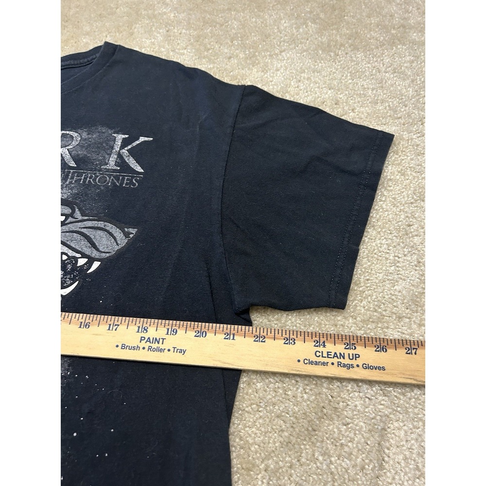 Game Of Thrones Tee Shirt Mens XL Black Stark Winter Coming Dragon TV Show Promo - Picture 5 of 6